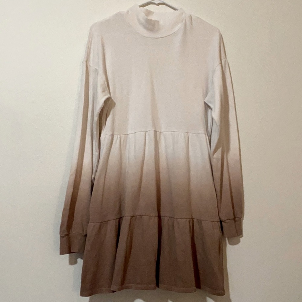Ombré Sweater Dress, XS